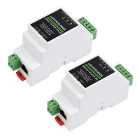 Industry Rail Type Serial Server RS232 To RJ45 Ethernet Module 300-115200Bps TCP/IP To Serial Module