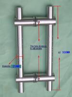 Glass door handle stainless steel(XYLS-003) Door Hardware Locks