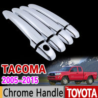 สำหรับ Toyota Tacoma 2005-2015 Chrome Handle COVER TRIM ชุด2006 2007 2009 2010 2010 2011 2014รถอุปกรณ์เสริมสติกเกอร์รถ stylings