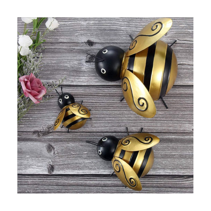 3pcs-bumble-bee-metal-wall-art-indoor-outdoor-bee-hanging-decor-for-home-restaurant-garden-yard