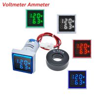 AC0-100A AC60-500V LED Dual Display AC Voltage Ammeter Digital Voltmeter Current Ampere Meter Volt Amp Car Tester Detector