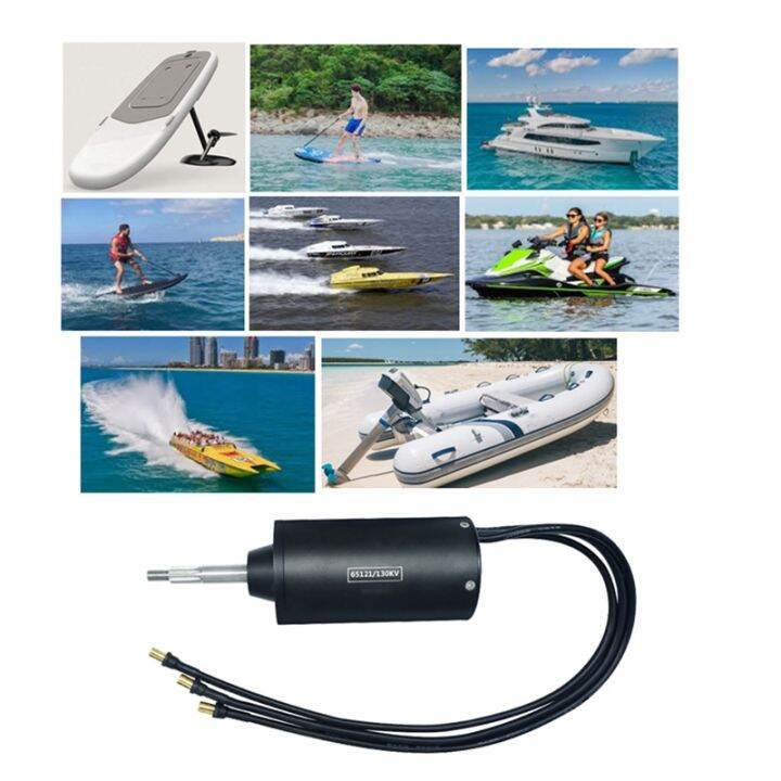 65121 Brushless DC Motor 130KV 3700W IP68 Waterproof Inner Rotor Motor
