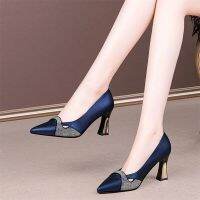 Women High Heel Shoes 2023 New Fashion Crystal Shining Pointed Toe Women Shoes Ladies Spring &amp; Autumn Comfort Stylish Pumps