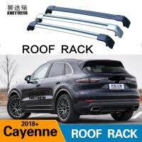 2Pcs Roof bars For PORSCHE Cayenne 5-dr SUV 2018 2019 Aluminum Alloy Side Bars Cross Rails Roof Rack Luggage CUV SUV