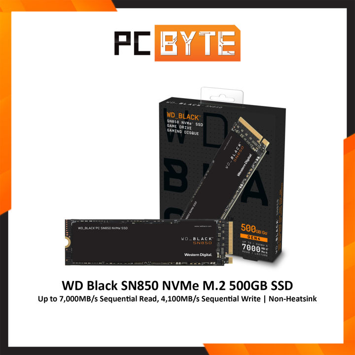 Disque SSD Western Digital WD_Black SN850 500Go - NVMe M.2 Type