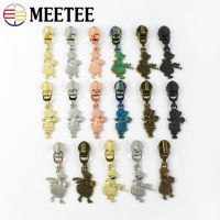 Meetee 5/10/20Pcs 5# Zipper Sliders For Nylon Zip Bag Decoration Zipper Pull Head Repair Kit DIY Sewing Replacement Accessories Door Hardware Locks Fa