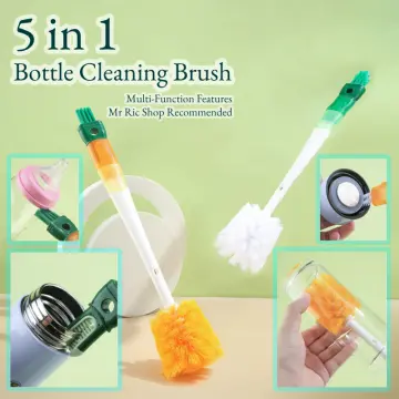 3 in 1 Multifunctional Cleaning Brush,(3Pcs) Cup Lid Cleaning Brush Set, Bottle  Cleaning Brushes, Water Bottle Cleaner Brush, Multi-Functional Crevice Cleaning  Brush 