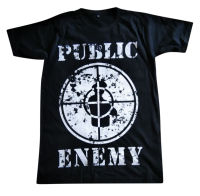 Public Enemy เสื้อยืด เสื้อวง คอกลม สกรีนลาย ผู้ชาย ผู้หญิง ฮิพฮอพ Rap Hip Hop