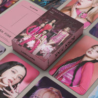 อัลบั้ม BLACKPINK 55ชิ้นการ์ด Lomo Kpop Photocard โปสการ์ดสีชมพู Venom ปิดเครื่อง BORN Pink Series