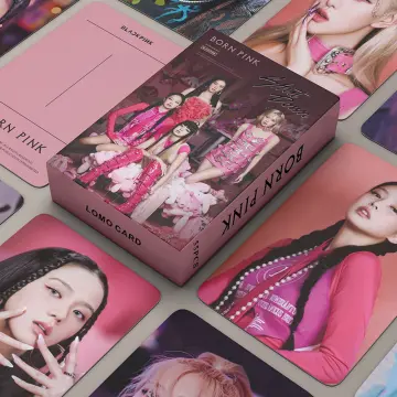 54pcs Black Pink Lomo Card New Album Born Pink Photocard