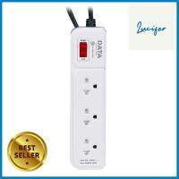 รางปลั๊กไฟ 3 ช่อง 1 สวิตซ์ DATA AP3159 5 ม. สีฟ้าPOWER STRIP DATA AP3159 3-OUTLET 1-SWITCH 5M BLUE **มีบริการชำระเงินปลายทาง**