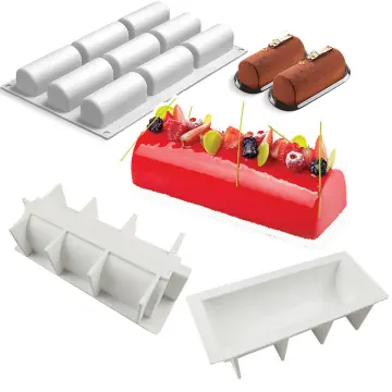 Silicone Swiss Cake Mould Yule Log Mold Large Buche Form Silicon
