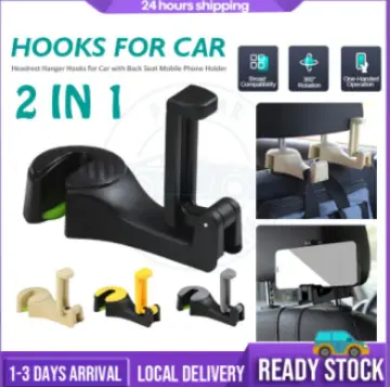 New Arrived Car Multi-function Rear Seat Back Bracket Storage Phone Holder  Hook Seat Headrest Mobile Phone Holder Hanger