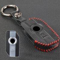 ☊♘™ PU Leather Key Case Cover Protect 3 Button Interior Styling Zinc Alloy Key Chain For BMW F750 F850 GS Adv F900 R XR K1600 GT GTL