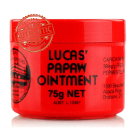 Lucas Papaw Ointment Bottle (75g) บาล์มสารพัดประโยชน์แบบกระปุก ปากแตก  ศอกแห้ง มือเท้าแห้ง แผลยุงกัน  เป็นสิว ฯลฯ