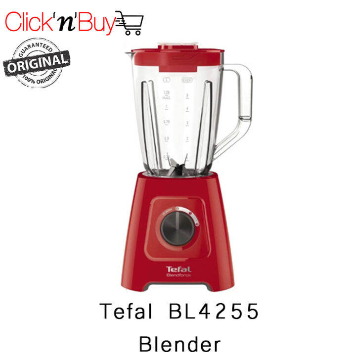Tefal BL4255 Blender. 600 Watts Power. Removable Stainless Steel 6