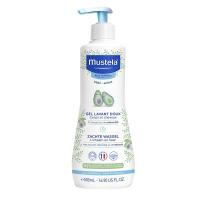 Mustela Baby Gentle Cleansing Hair and Body Gel with Avocado For Normal Skin 16.90 fl oz (500 ml)