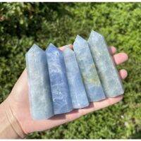 1Pc Natural Celestite Tower / Top High Quality / Transformation Meditation Stone / Home Decoration And Collection.