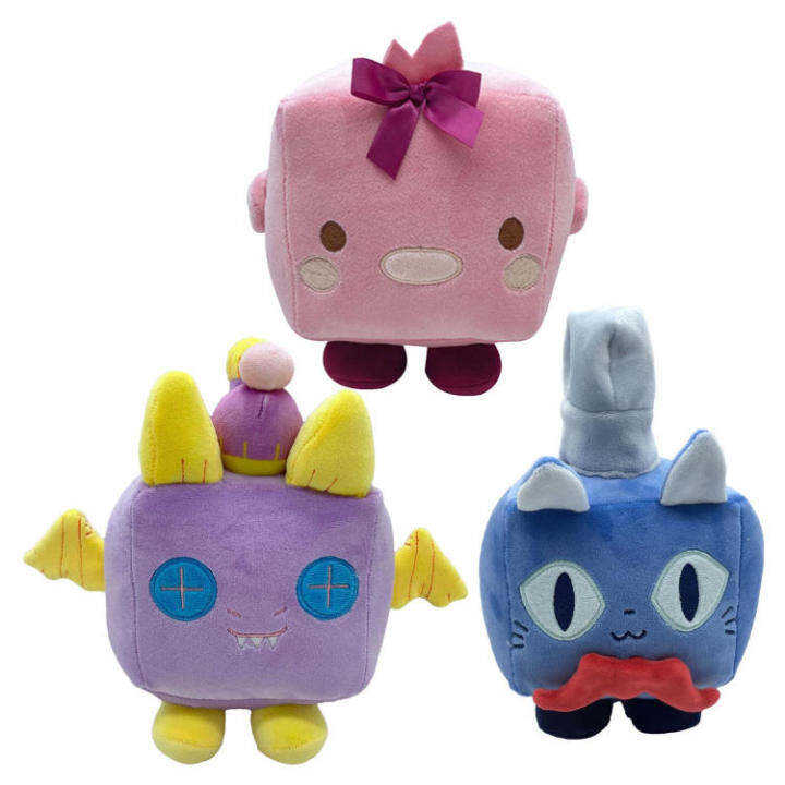 Pet Simulator X Cat Plushies Blue Cat Plush Doll Chick & Dragon Plush