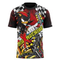 DinXMachine Full Sublimation Malaysia Sonic Jersey Baju Lelaki Ewasa Men Women 3D Tshirt Cartoon Anime Design Shirts