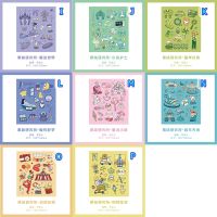 Cute Kawaii Cartoon Girl Food Travel Scrapbook Journal Stickers for Diary Album Bullet DIY Paper Craft Supplies Stationery
