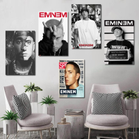 Eminem Mugshot ภาพวาดตกแต่ง24X36ผ้าใบโปสเตอร์ Wall Art สำหรับห้องนั่งเล่นและห้องนอน