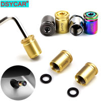 DSYCAR 1 ชุด Anti-Theft กีฬายางวาล์วฝุ่นหมวกป้องกันฝุ่นยางหมวกวาล์ว Stem Caps สำหรับรถยนต์,จักรยาน,Moto ใหม่-ttlg4809