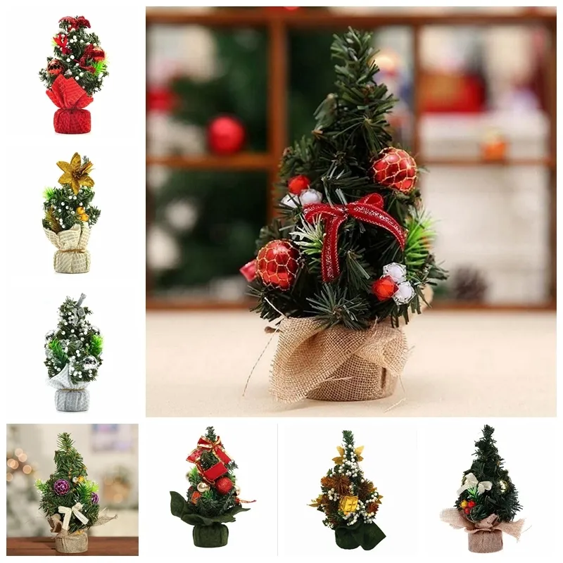 【税込】 20cm Tabletop Christmas Tree Decorations,pine With Pendants