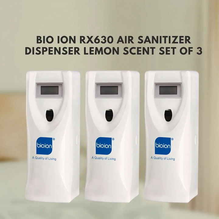 Bio Ion RX630 Air Sanitizer Dispenser Lemon Scent Set of 3 | Lazada PH