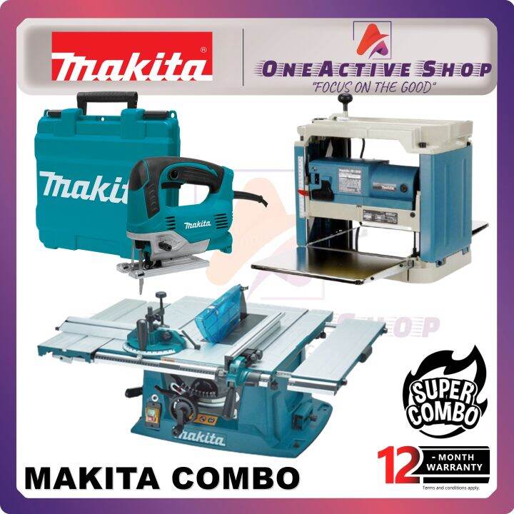 MAKITA PLANER 12" 2012NB & MAKITA TABLE SAW 10" MLT100 / MLT100 + WST03