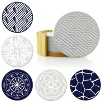 【CW】 Round Coaster Silicone Resistant Cup Non-slip Pot Holder Table Placemat Decoration Accessories