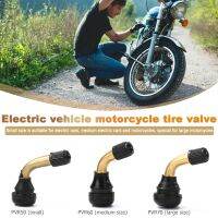 Tyre Valves Stem Rubber Tire Motorcycles 90 Degree Brass Scooter Tyre Right Angle Snap-in for Electric Motorcycle Scooter Parts