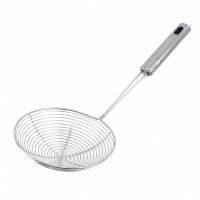 Leaky Spoon Handle Frying Filter Long Stainless Steel Colander French Fries Colander Kitchen Fried Net Sieve Tool Spoon