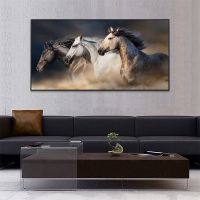 Modern Running Horse Wall Art Decor Picture Oil Painting For Living Room Decor Aesthetic Artistic Abstract Poster And Print