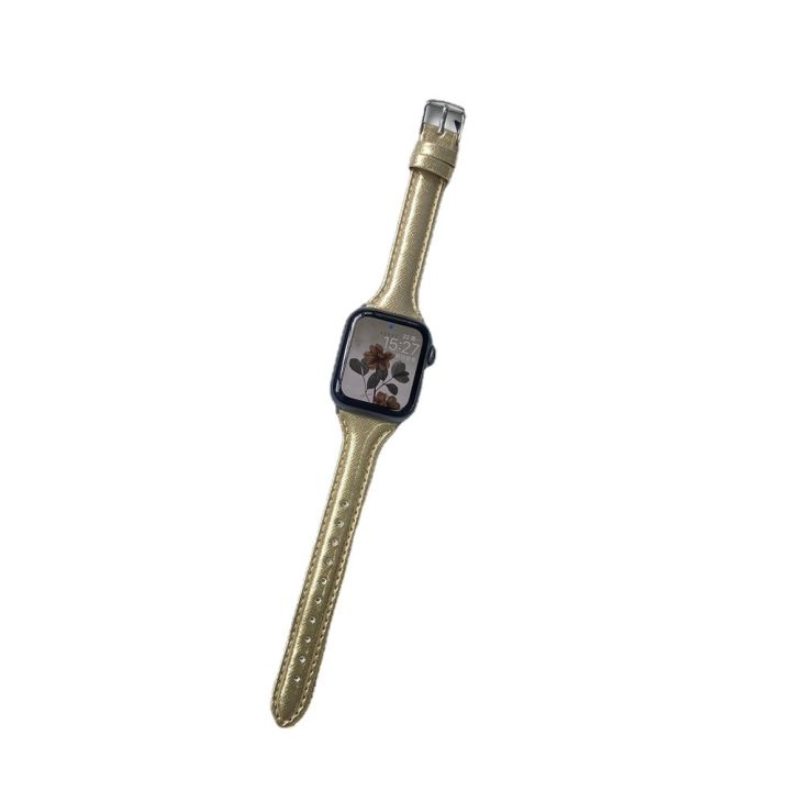 hot-sale-suitable-for-7-watch-strap-iwatch1-2-3-4-567-generation-se-waist-fine-grain-lattice-bright-leather