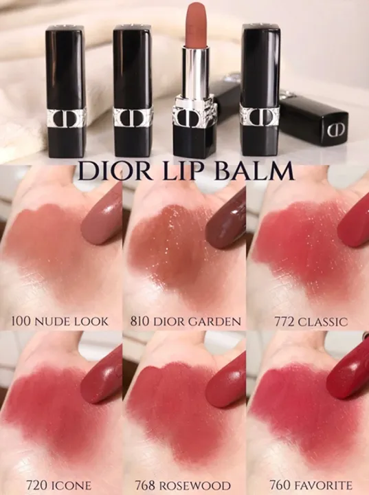 Dior Dior new matte lip balm tinted lip stick 720 772 760 768 810 100