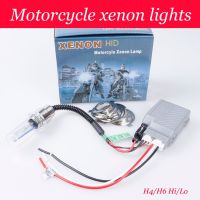 Motorcycle High Intensity Discharge Bike Lights Kit H6 Hilow HID H4 Bi-Xenon Bulbs 2800lm 12v 35w 4300k 6000k8000k10000k12000K