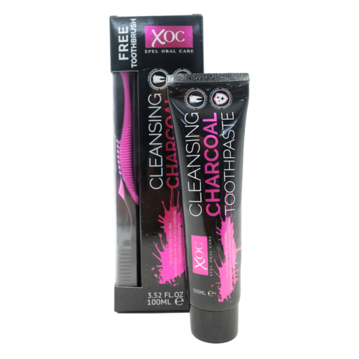 100G Cleansing Charcoal Toothpaste with Tooth Brush XOC