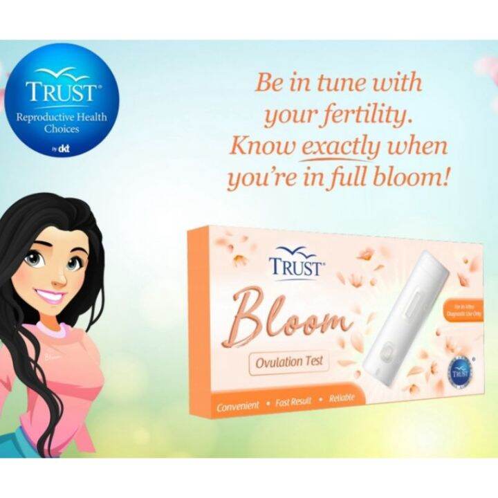 TRUST BLOOM OVULATION TEST KIT (FERTILITY TEST) WITH DROPPER Lazada PH