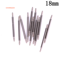 ?【Lowest price】CHANGDA 10pcs สแตนเลสสายนาฬิกาสปริงก้านนาฬิกาสายเชื่อมต่อ Rod PIN 8-22