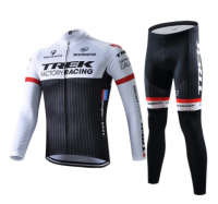 ชุดปั่นจักรยาน ผู้ชาย TREK Mens Cycling Jersey Bike Bicycle long Sleeves