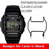 （A Decent）☌กันชนอุปกรณ์ป้องกันสายไฟโลหะ,สำหรับ Casio G-Shock DW5600/5610/6900 GA100 GG1000 GA2100ป้องกันการชนที่ป้องกันนาฬิกาอุปกรณ์เสริม