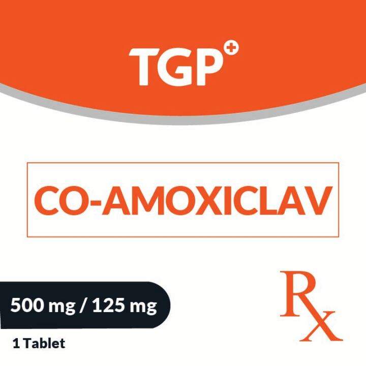 Rx COAMOXICLAV 500mg/125mg Filmcoated Tablet Lazada PH