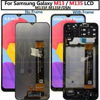 Original For Samsung galaxy M13 Display with frame Touch Screen Digitizer For Samsung M135 lcd M135F M135F/DSN