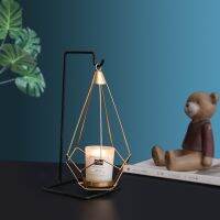 Nordic Light luxury iron aromatpy candle stand romantic cafe bar K home stay atmosphere decoration