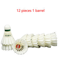 12PcsLot Badminton Table Professional Training Goose Feather Ball Flight Stability Durable Shuttlecock Family Outdoor Sports