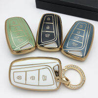 4ปุ่ม TPU รถ Remote Key Case Fob สำหรับ Hyundai Santa Fe Sport Ix45 Genesis G80 Azera Soft Key Shell รถอุปกรณ์เสริม