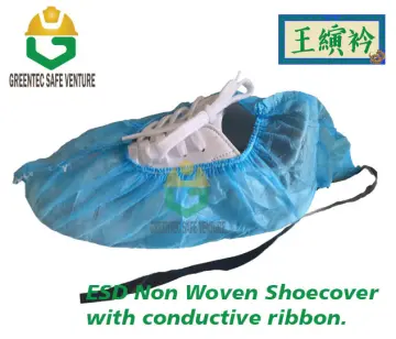 Buy ESD Shoe Cover with Conductive Strip (Non-Woven) Online