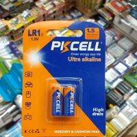 แนะนำ!!! ถ่าน PKCELL อัลคาไลน์ Size N (LR1) 1.5V แพค2ก้อน ของใหม่ ของแท้