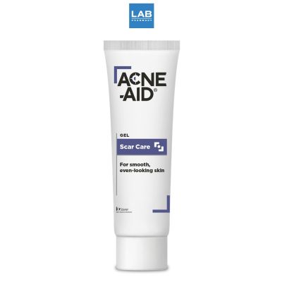 Acne-Aid Gel Scar Care 10 g.  แอคเน่-เอด เจล สการ์ แคร์ เจลลดรอยแผลเป็น สำหรับผิวหน้า และ ผิวกาย 1 หลอด บรรจุ 10 กรัม